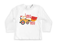 Valentine’s Day Baby Bodysuit, I Dig You Valentine Gift