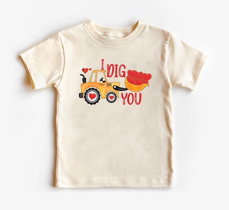 Valentine’s Day Baby Bodysuit, I Dig You Valentine Gift