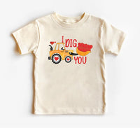 Valentine’s Day Baby Bodysuit, I Dig You Valentine Gift
