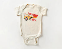 Valentine’s Day Baby Bodysuit, I Dig You Valentine Gift