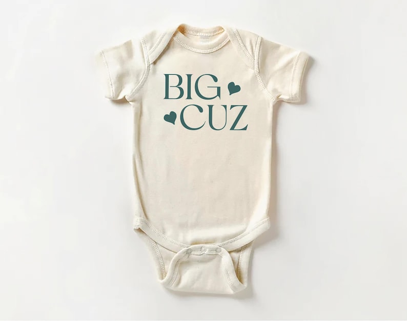 Big Cousin Baby Bodysuit, Boho Cousin Crew Outfit