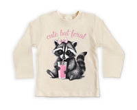 Cute But Feral Baby Bodysuit, Cute Retro Outfit