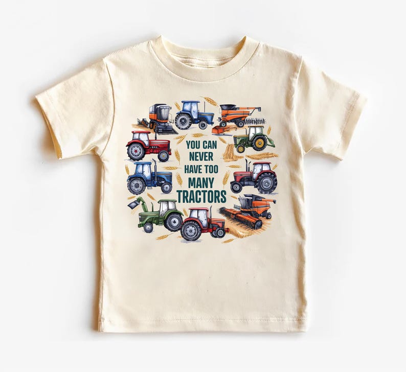 You Can Never Have Too Many Tractors Baby Sweatshirt, Tractor Outfit