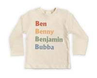 Boy Nickname Baby Shirt, Cute Vintage Baby Clothes