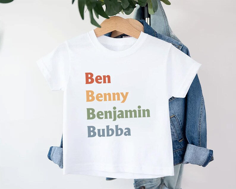 Boy Nickname Baby Shirt, Cute Vintage Baby Clothes