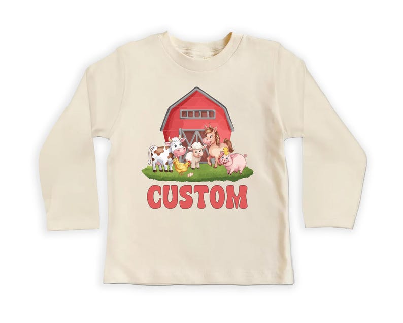 Farm Life Baby Sweatshirt, Custom Farm Name Outfit