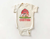Farm Life Baby Sweatshirt, Custom Farm Name Outfit