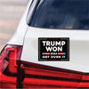 Trump Won Get Over It Magnet, Trump Won Again Magnet, Trump is My President Car Magnet, Trump Vance Vehicle Magnet