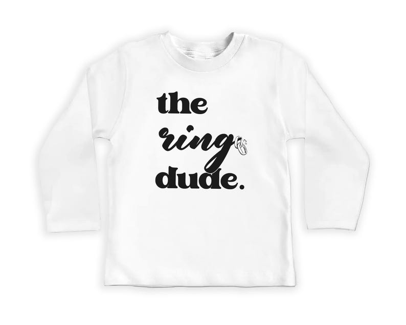 The Ring Dude Baby Bodysuit, Bridal Party Outfit