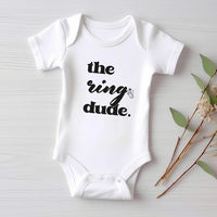The Ring Dude Baby Bodysuit, Bridal Party Outfit