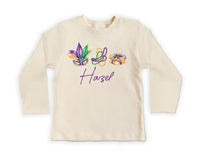 Mardi Gras Baby Sweatshirt, Adorable Mardi Gras Parade Outfit for Boys and Girls