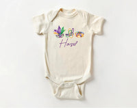 Mardi Gras Baby Sweatshirt, Adorable Mardi Gras Parade Outfit for Boys and Girls