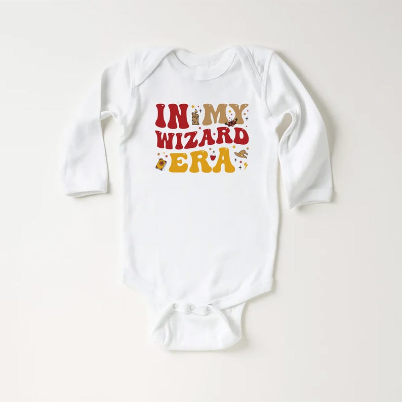 In My Wizard Era Baby Shirt, Magical Kid's Outfit