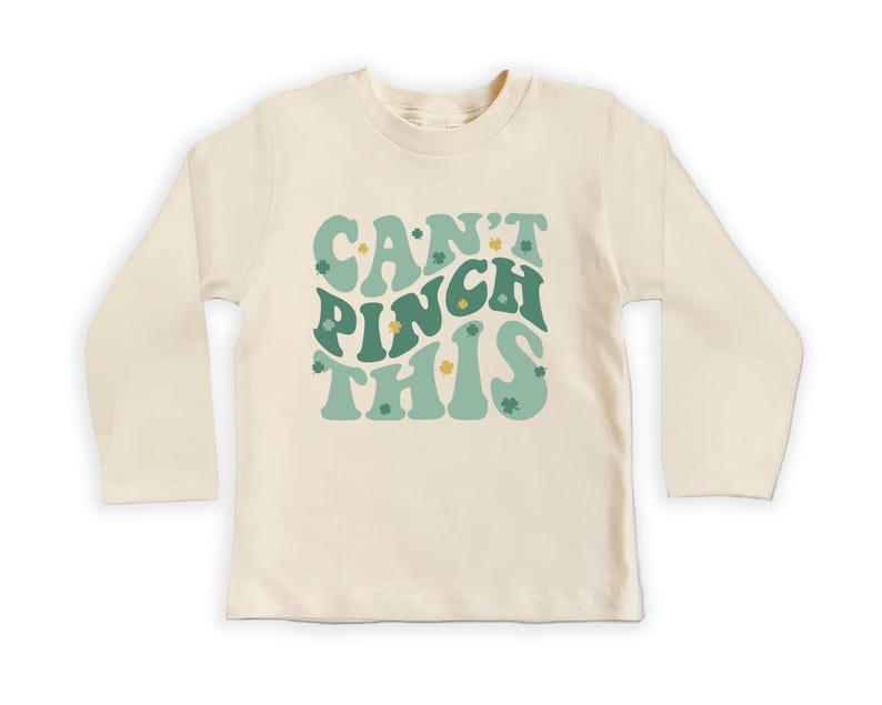 Can't Pinch This Baby Shirt, Cute St. Paddy's Day Kids Outfit