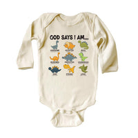God Says I Am Handsome Baby Shirt, Inspirational Kids Outfit