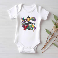 It's Mardi Gras Y'all Baby Sweatshirt, Festive Mardi Gras Kids Outfit