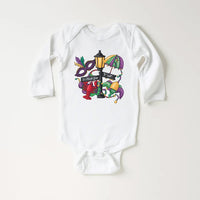 It's Mardi Gras Y'all Baby Sweatshirt, Festive Mardi Gras Kids Outfit