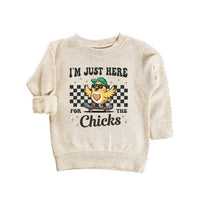 I'm Just Here For The Chicks Baby Bodysuit, Spring Celebrations