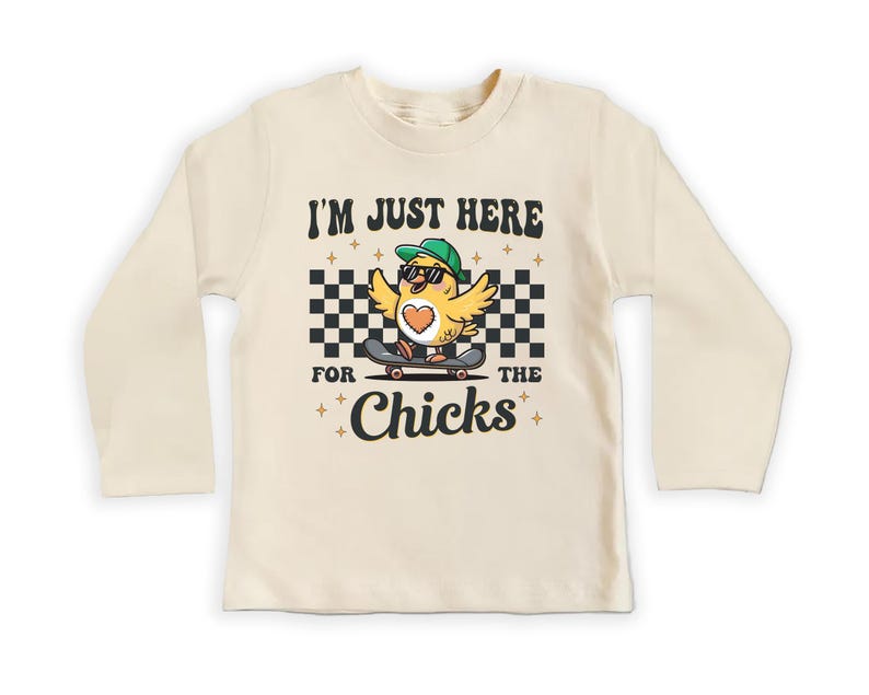 I'm Just Here For The Chicks Baby Bodysuit, Spring Celebrations