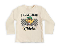 I'm Just Here For The Chicks Baby Bodysuit, Spring Celebrations