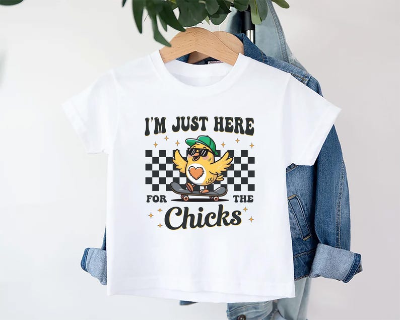 I'm Just Here For The Chicks Baby Bodysuit, Spring Celebrations