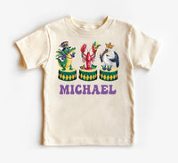 Personalized Mardi Gras Baby Sweatshirt, Adorable Mardi Gras Parade Outfit