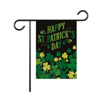 St Patrick's Day Garden Flag, 12x18 Inch Double Sided, Irish Shamrock Yard Decorations, Clover Lucky Welcome Flag, Shamrocks Holiday Flag