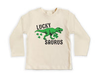 Lucky Saurus St. Patrick's Day Baby Sweatshirt , Saint Patrick’s Day Gift