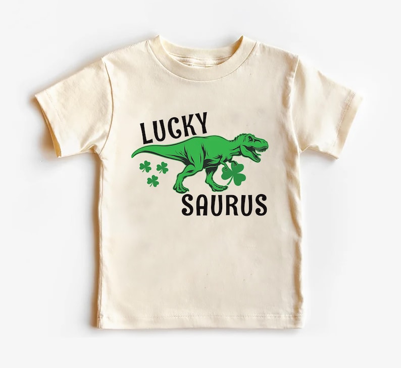 Lucky Saurus St. Patrick's Day Baby Sweatshirt , Saint Patrick’s Day Gift