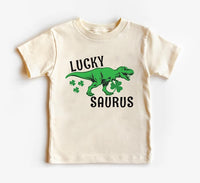 Lucky Saurus St. Patrick's Day Baby Sweatshirt , Saint Patrick’s Day Gift