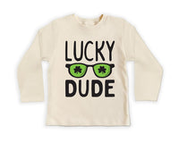 Lucky Dude St. Patrick's Day Baby Sweatshirt, Fun St. Paddy's Gift