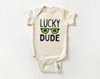Lucky Dude St. Patrick's Day Baby Sweatshirt, Fun St. Paddy's Gift