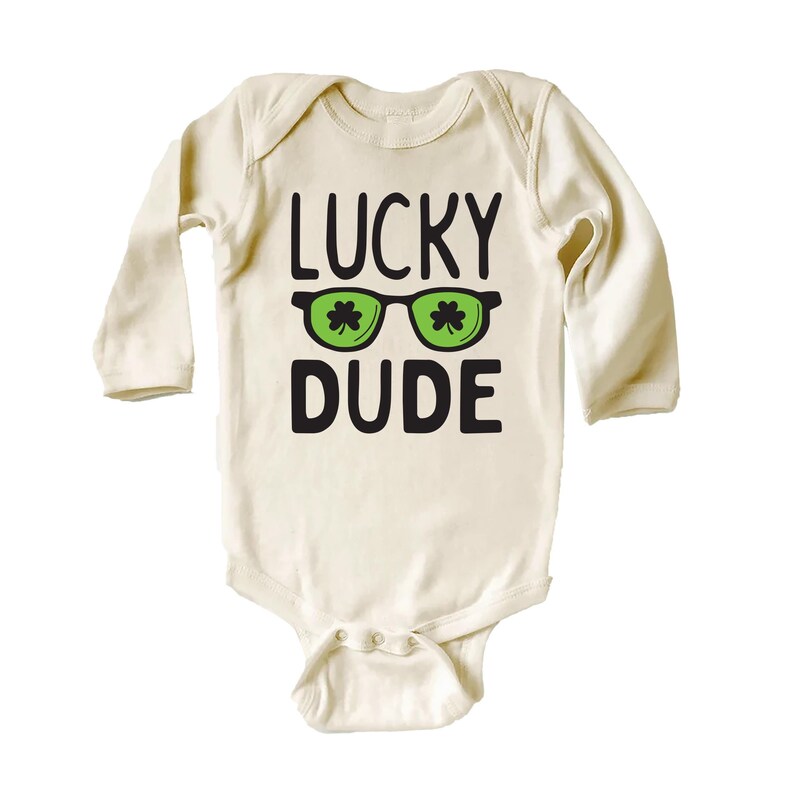 Lucky Dude St. Patrick's Day Baby Sweatshirt, Fun St. Paddy's Gift