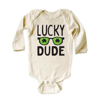 Lucky Dude St. Patrick's Day Baby Sweatshirt, Fun St. Paddy's Gift