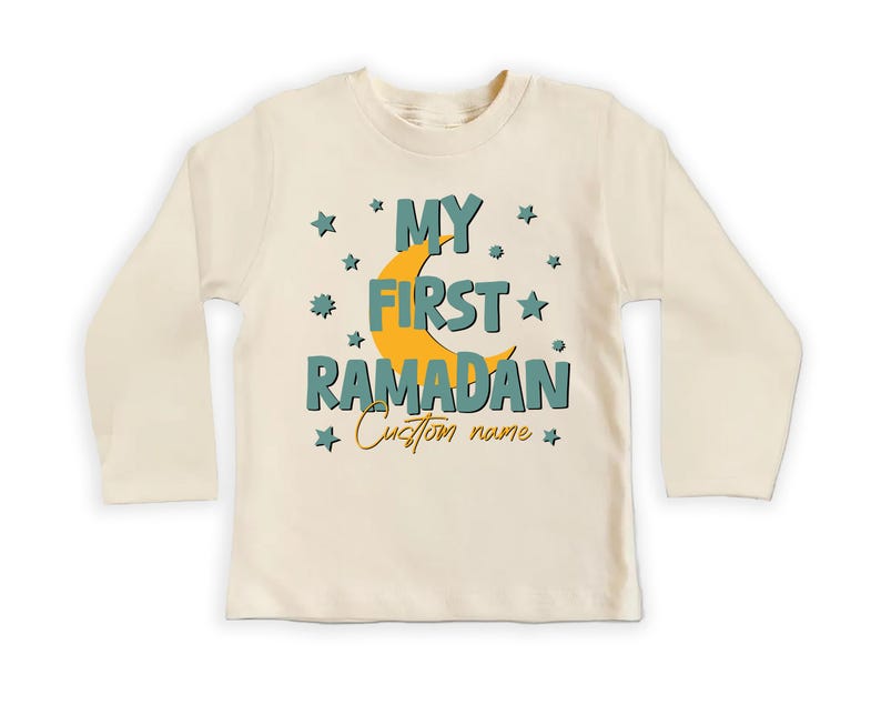 Custom First Ramadan Baby Sweatshirt, Muslim Baby Gift