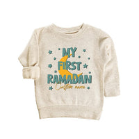 Custom First Ramadan Baby Sweatshirt, Muslim Baby Gift