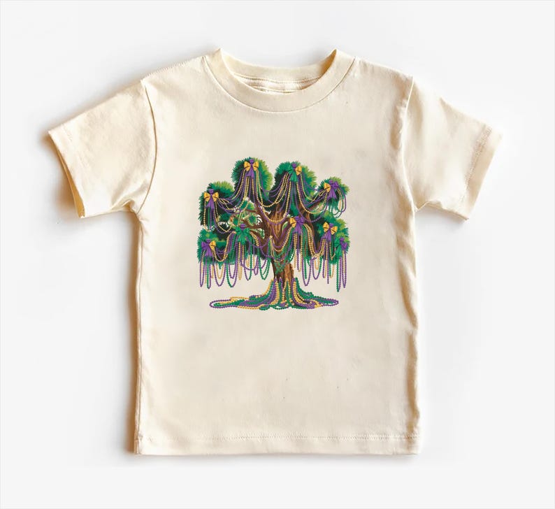 Mardi Gras Bead Tree Baby Sweatshirt, Mardi Gras Festival Gift