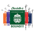 Personalized College Bound Garden Flag, Double Sided Custom University, College Logo, Class of 2026 Flag, School Graduation 2026 Yard Sign