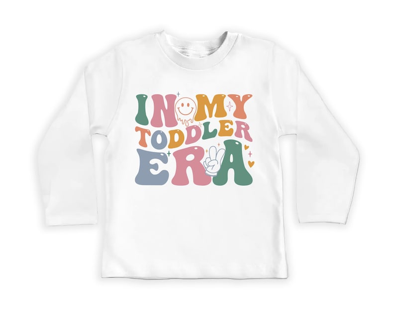 In My Toddler Era Baby Bodysuit, Baby Shirt, Toddler Sweatshirt - Cute Retro Baby Outfit