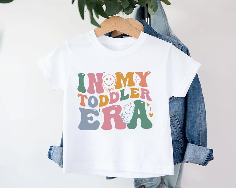 In My Toddler Era Baby Bodysuit, Baby Shirt, Toddler Sweatshirt - Cute Retro Baby Outfit