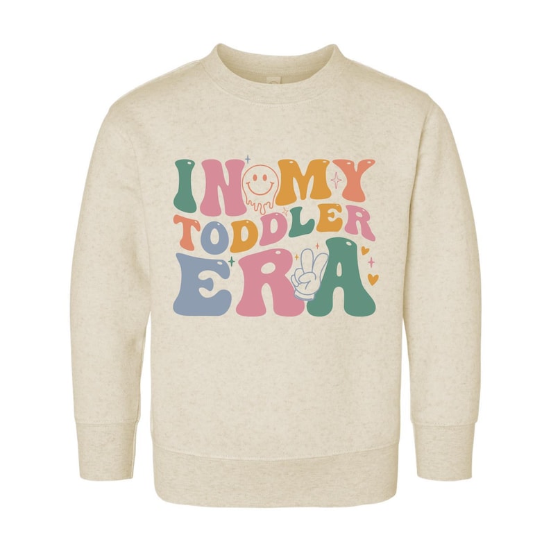 In My Toddler Era Baby Bodysuit, Baby Shirt, Toddler Sweatshirt - Cute Retro Baby Outfit