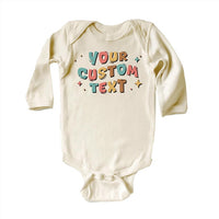 Custom Text Baby Sweatshirt, Baby Shower Gift