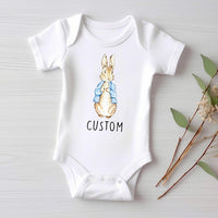Personalized Name Bunny Baby Sweatshirt, Adorable Rabbit Gift for Newborn