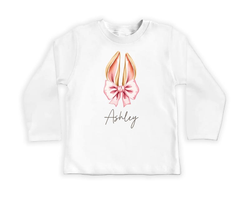 Personalized Easter Bunny Baby Bodysuit, Adorable Kids Easter Gift