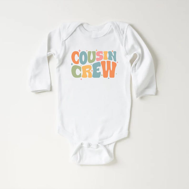 Cousin Crew Baby Sweatshirt, Cousin Beach Vacation Gift