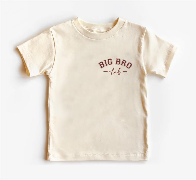 Big Bro Baby Shirt, Matching Sibling Gift for Boys