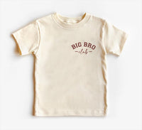 Big Bro Baby Shirt, Matching Sibling Gift for Boys