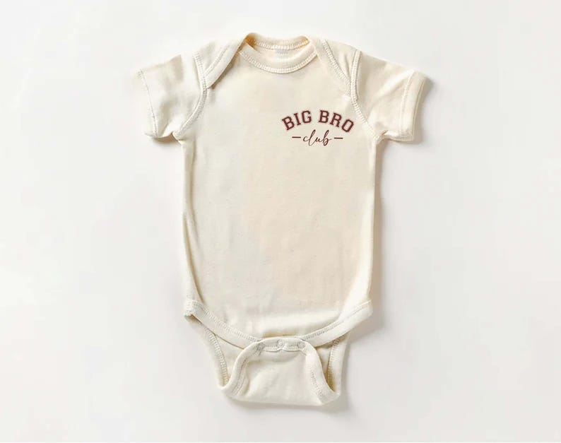 Big Bro Baby Shirt, Matching Sibling Gift for Boys