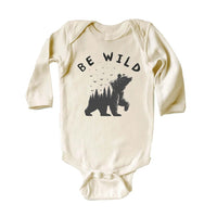 Be Wild Baby Shirt, Outdoor Camping Baby Clothes