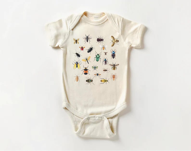 Bug Baby Shirt, Entomology Bug Lover Birthday Gift for Kids